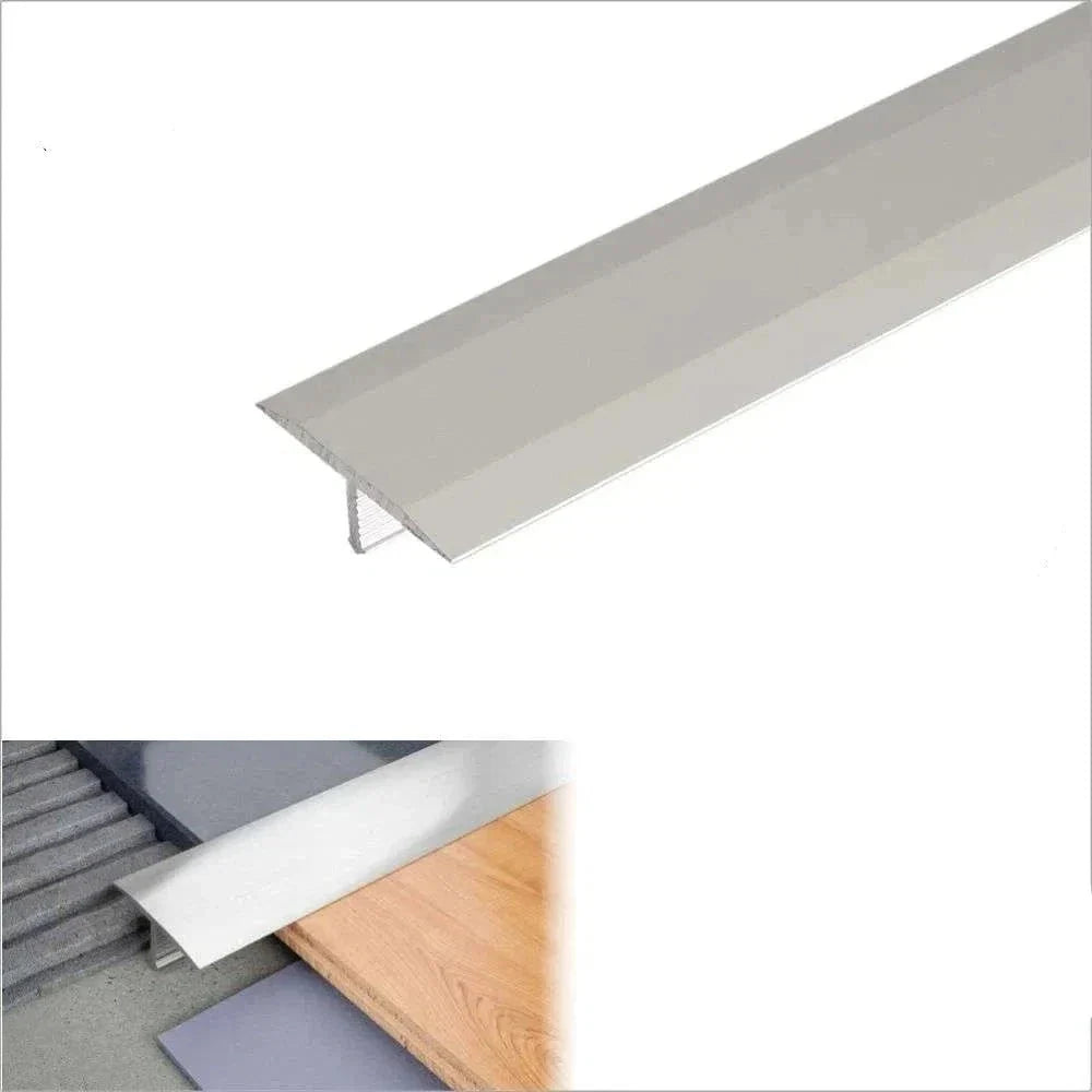 A56 26mm Anodised Aluminium Threshold Trim T Bar Transition Strip For Tiles - Inova Stair Nosings